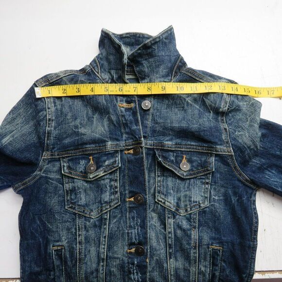 Just USA Jean Jacket Women's Size XS Blue Denim Long Sleeve - Picture 6 of 12